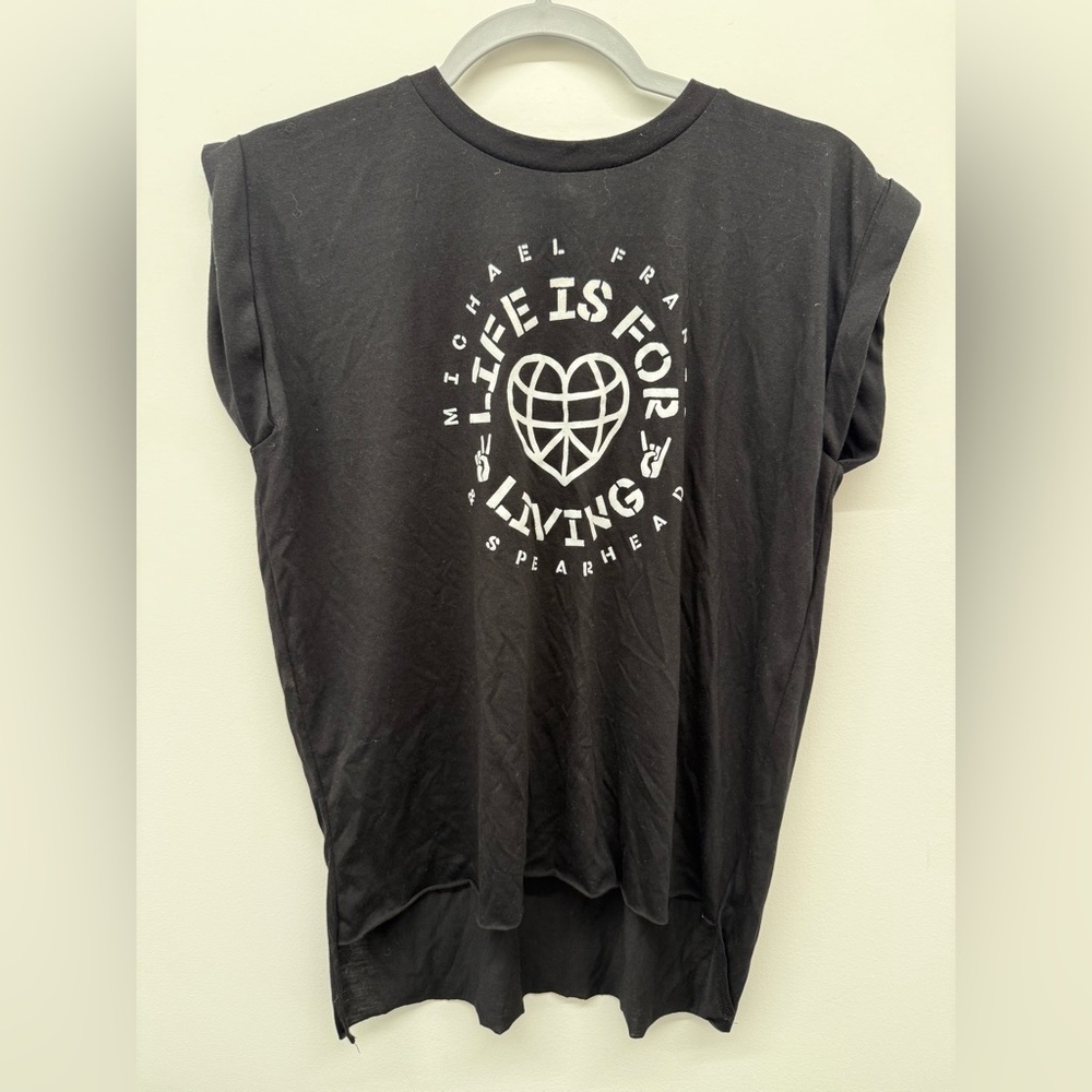 Michael Franti & Spearhead 2024 Life Is For The Living Tee Sz M